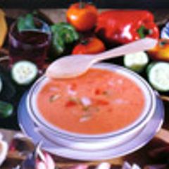 A picture of Gazpacho Andaluz.