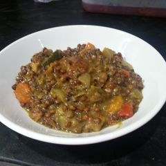A picture of Lentil stew (lentejas).
