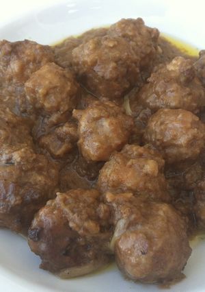 A picture of Meatballs (Albóndigas).