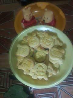 Foto resep Kue Kering Susu Karakter Pooh