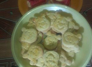 Foto resep Kue Kering Susu Karakter Pooh