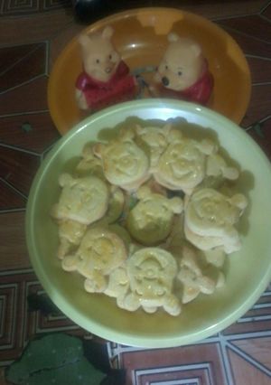 Foto resep Kue Kering Susu Karakter Pooh