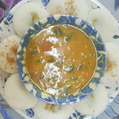 A picture of Yummy stuffed masala idli  (dhara magical kitchen recipes).