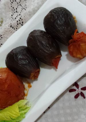 صورة لوصفة طريقة عمل باذنجان محشي