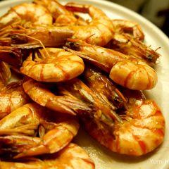 A picture of Jumbo King Prawn Stir-fry with Soy Sauce.