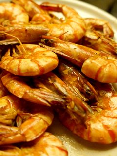A picture of Jumbo King Prawn Stir-fry with Soy Sauce.