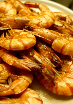 A picture of Jumbo King Prawn Stir-fry with Soy Sauce.