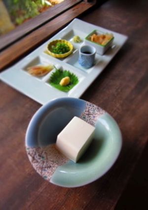 A picture of Hiyayakko - Chilled Tofu.
