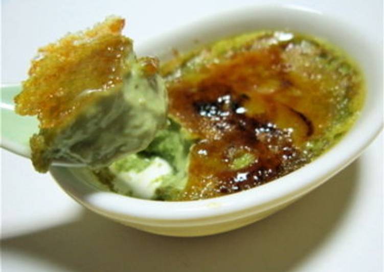 Recipe of Any-night-of-the-week Matcha Green Tea Creme Brulee