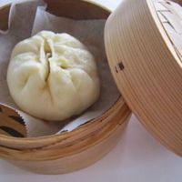 A picture of Homemade Chinese Steamed Buns with Pork (Nikuman).