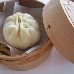 A picture of Homemade Chinese Steamed Buns with Pork (Nikuman).
