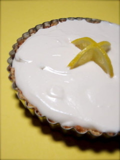 A picture of Lemon Mousse Tart.