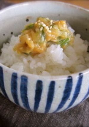 A picture of Negi (Leek) Miso.