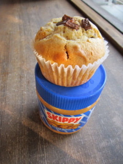 A picture of Peanut Butter and Chocolate Muffins.