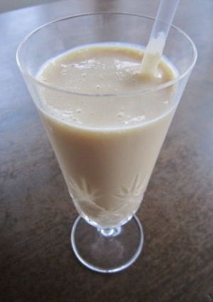 A picture of Soy Milk Eggnog.
