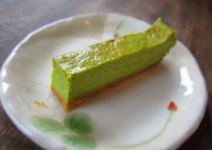 Green Tea Cheesecake Bars recipe main photo