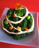 Broccoli Christmas Tree and Wreath