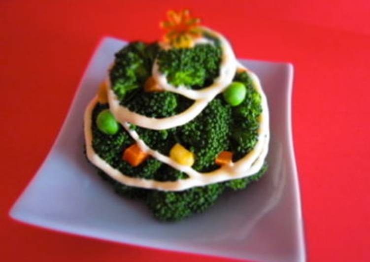 broccoli christmas tree and wreath recipe main photo