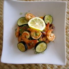 A picture of Soy Sauce Shrimp Scampi.