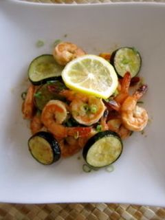 A picture of Soy Sauce Shrimp Scampi.
