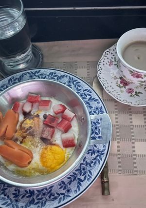 รูปของ ไข่กระทะ (Pan Fried Egg) by Air Fryer