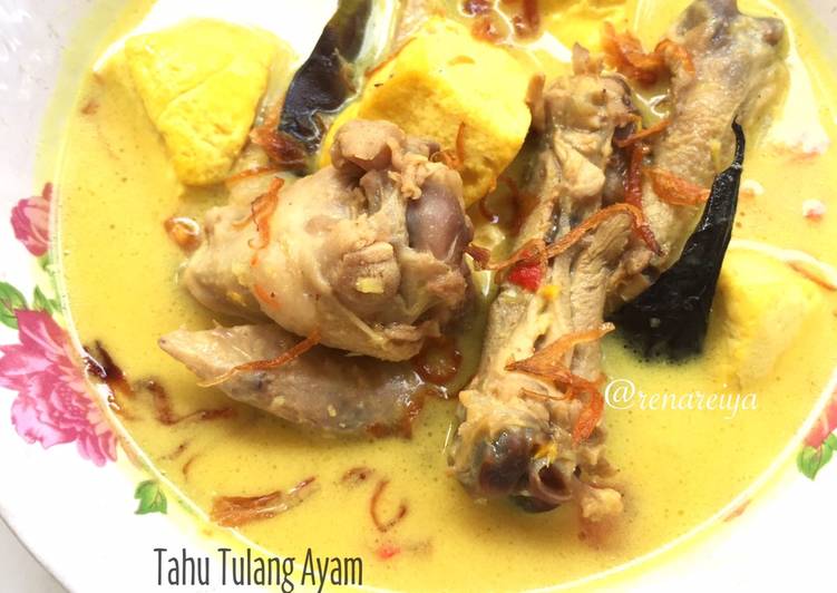 Resep Tahu Tulang Ayam Kuah Kari🐔, Sempurna
