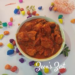 A picture of Chicken Vindaloo.