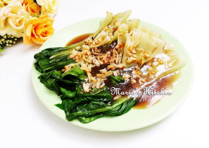 Resep Garlic Pakcoy Pakcoy Bawang Putih Oleh Marias Kitchen Cookpad