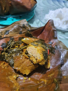 Foto resep Pepes telur ikan mas & kelor ala fe