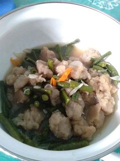 Foto resep Tumis kacang panjang bakso