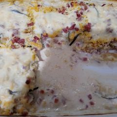 A picture of Zucchini Ham Casserole.