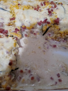 A picture of Zucchini Ham Casserole.