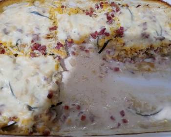 Fresh, Prepare Recipe Zucchini Ham Casserole Very Delicious