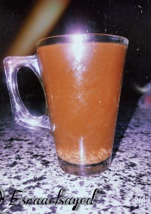 صورة لوصفة مشروب الحلبه