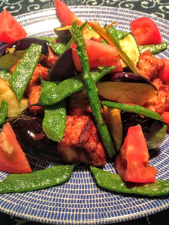 A picture of Sweet-Sour Onion Dressing with Marlin.