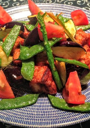 A picture of Sweet-Sour Onion Dressing with Marlin.
