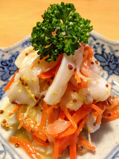 A picture of Marinated Squid.