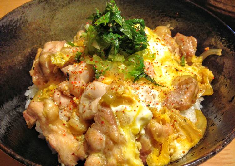Recipe of Favorite Chicken and Egg on Rice