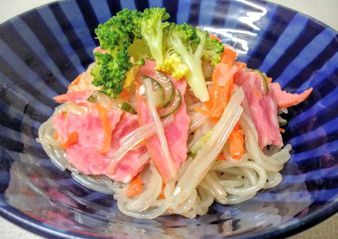 Easiest Way to Make Perfect Harusame (Japanese Vermicelli) Salad