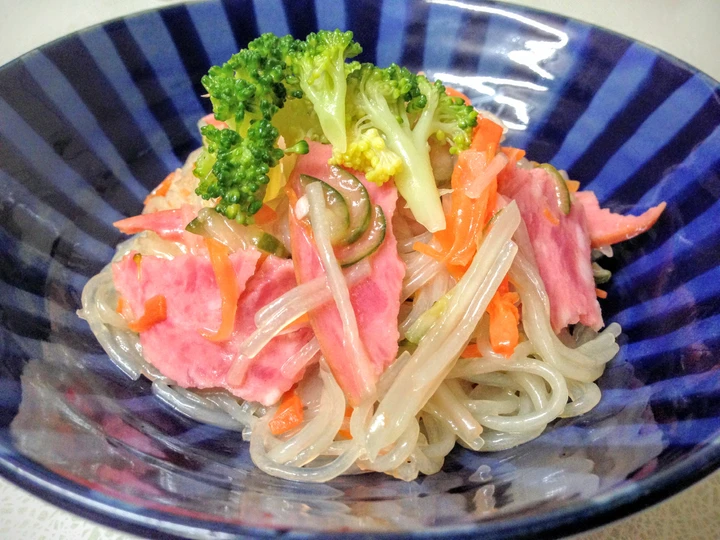 Easy Way Prepare Recipe Harusame (Japanese Vermicelli) Salad that is Perfect, Delicious}
