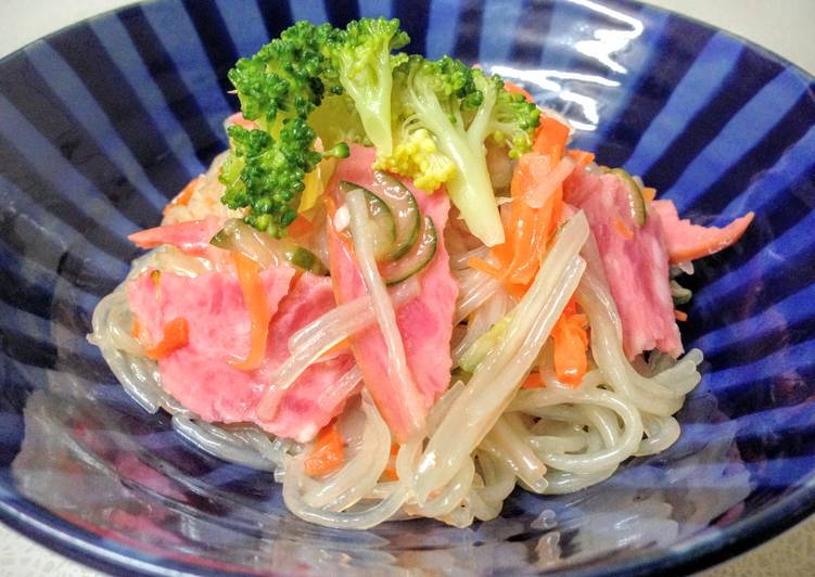 Simple Way to Prepare Favorite Harusame (Japanese Vermicelli) Salad