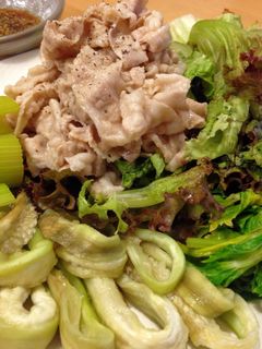 A picture of Cold Pork Shabu-Shabu.