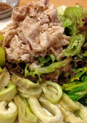 A picture of Cold Pork Shabu-Shabu.