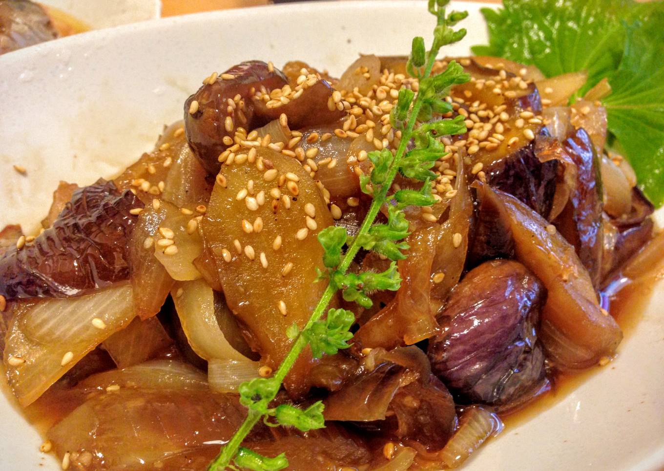 Stir-fried Eggplants with Sweetened Vinegar