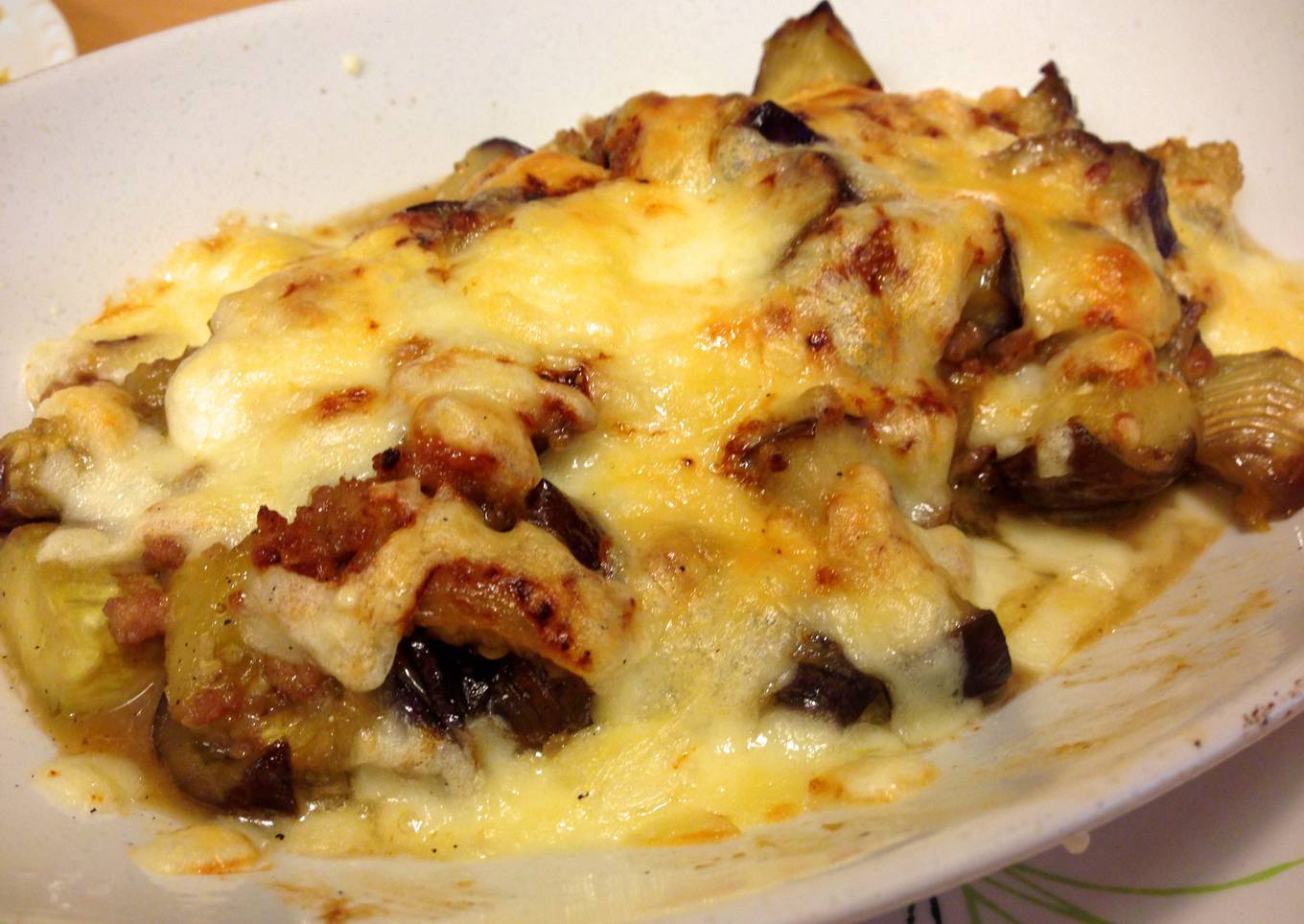 Grilled Eggplants with Miso & cheese 