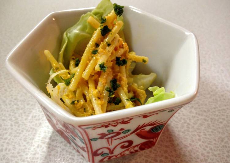 Spaghetti Salad with Grated Carrot