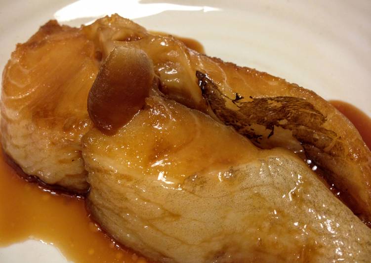 Simmered Flatfish with Ginger