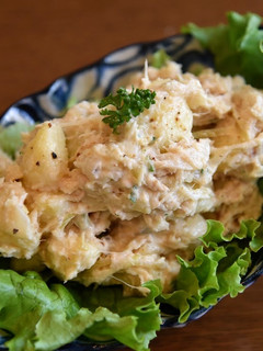 A picture of Japanese-style Potato Salad.