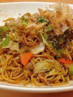 A picture of Yakisoba (Fried Noodles).