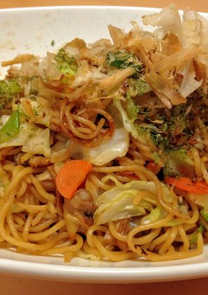 A picture of Yakisoba (Fried Noodles).